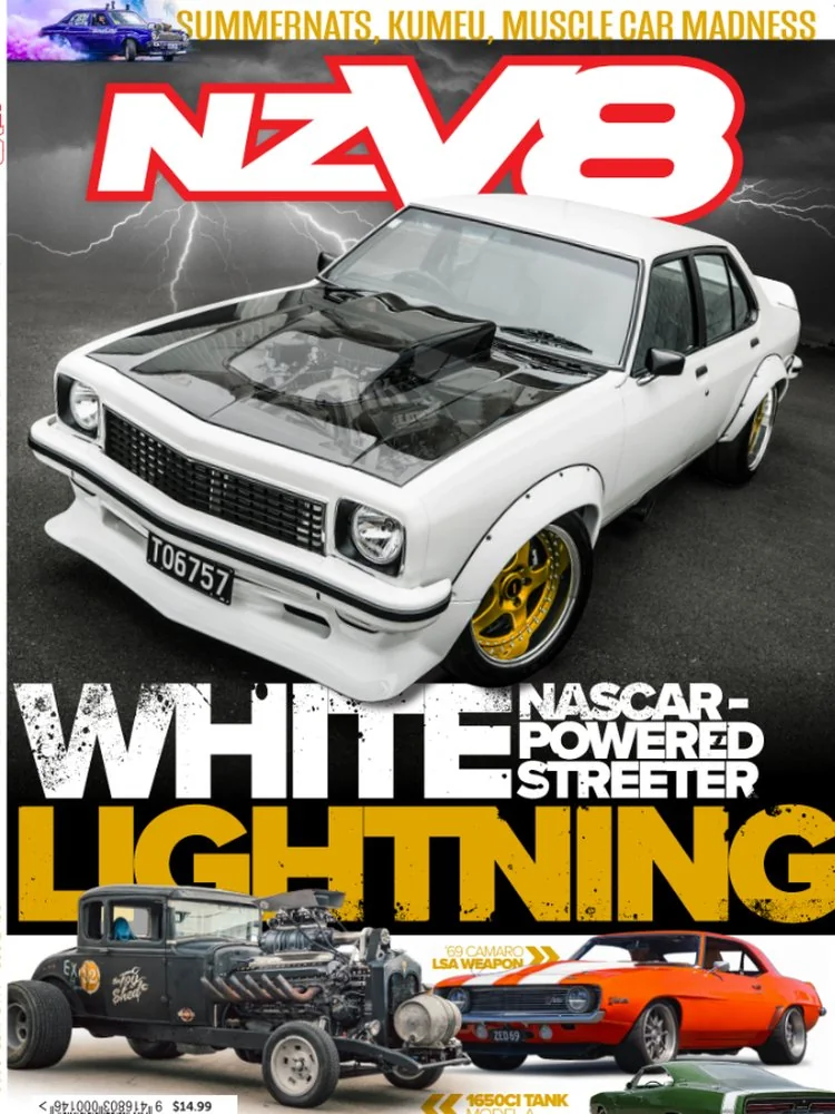 NZV8 magazine cover feature